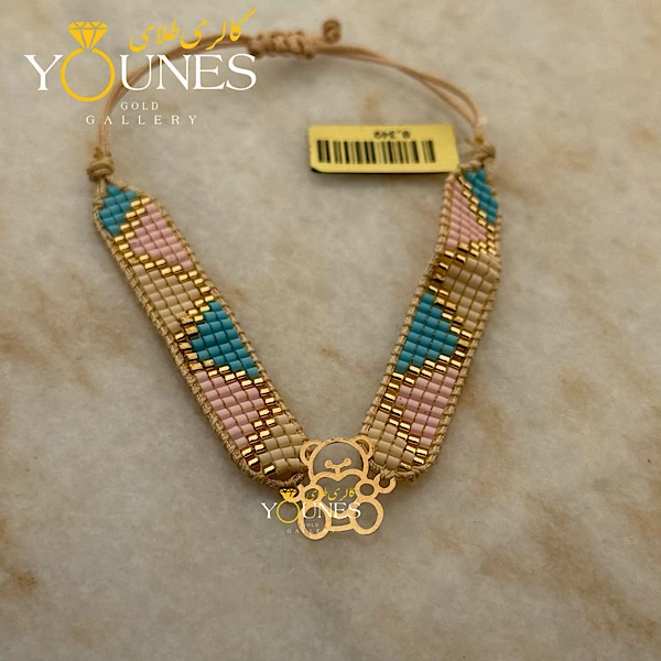 دستبند میوکی خرس طلا